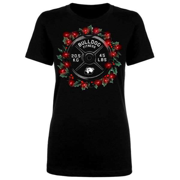CHRISTMAS PLATE - WOMEN'S FITTED T-SHIRT - $VWUTJF$ Thumbnail