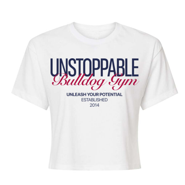 UNSTOPPABLE - WOMEN'S CROP T-SHIRT - $GCTSYR$ Thumbnail