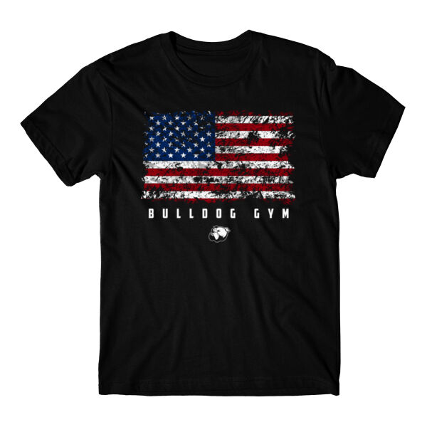 DISTRESSED FLAG - T-SHIRT - $B9ZBMG$ Thumbnail